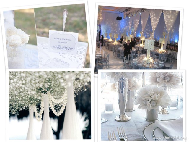 The beauty of winter weddings is that the colors are 